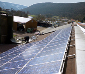 16 kWp PV-plant in Hasloch, Germany